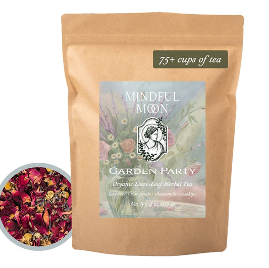 Garden Party 4 oz pouch with loose-leaf tea