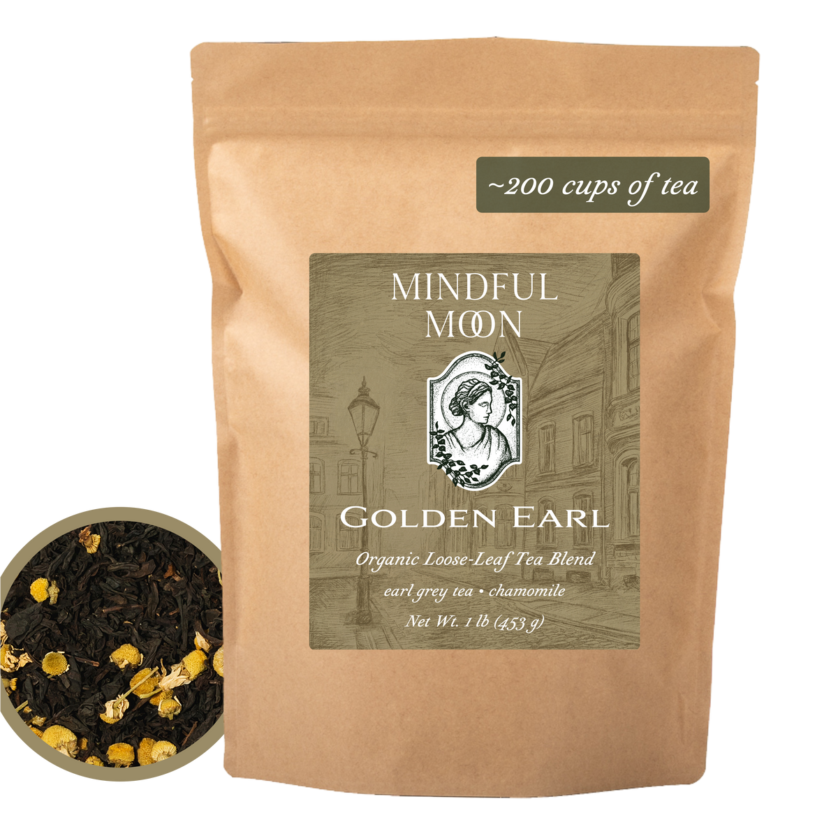 Golden Earl 1 lb loose-leaf tea pouch front