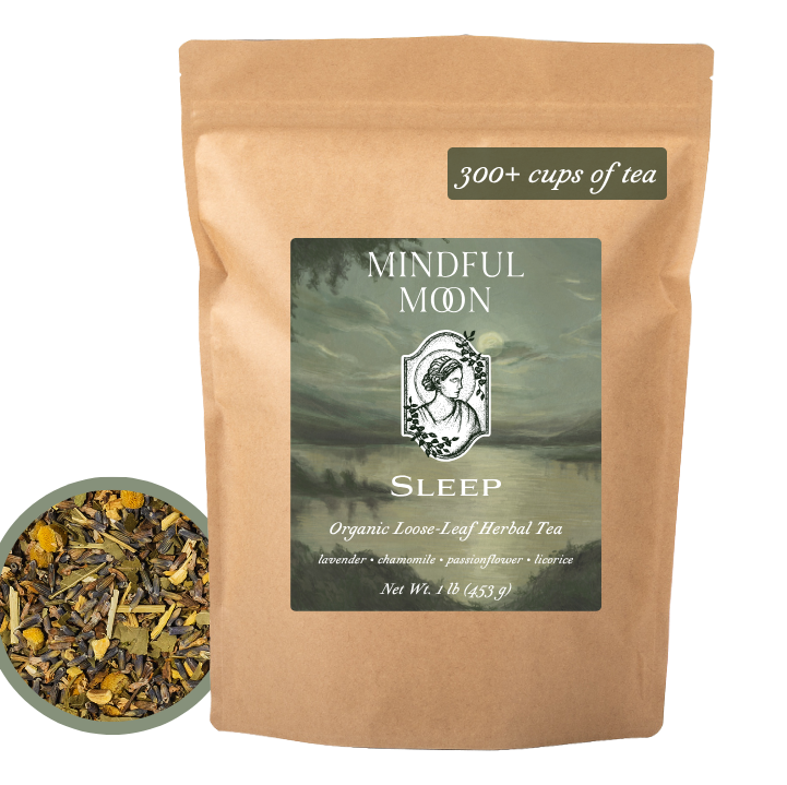 Sleep 1 lb front pouch and serving-size banner