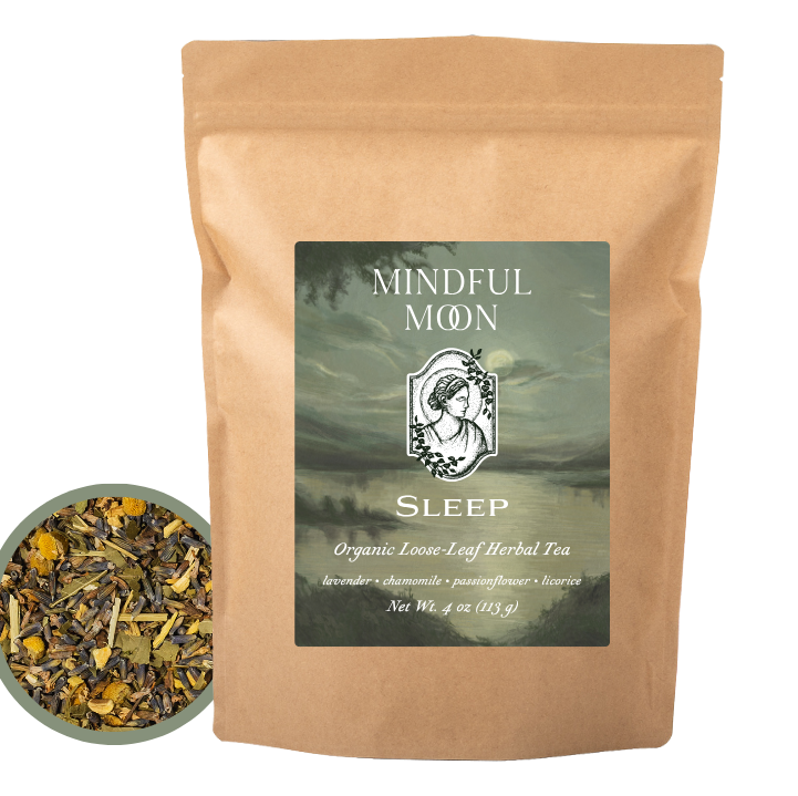 Sleep 4 oz pouch with loose-leaf tea