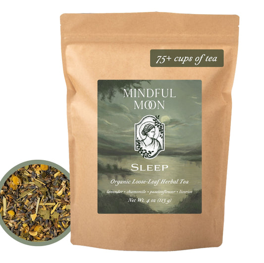 Sleep 4 oz pouch with loose-leaf tea