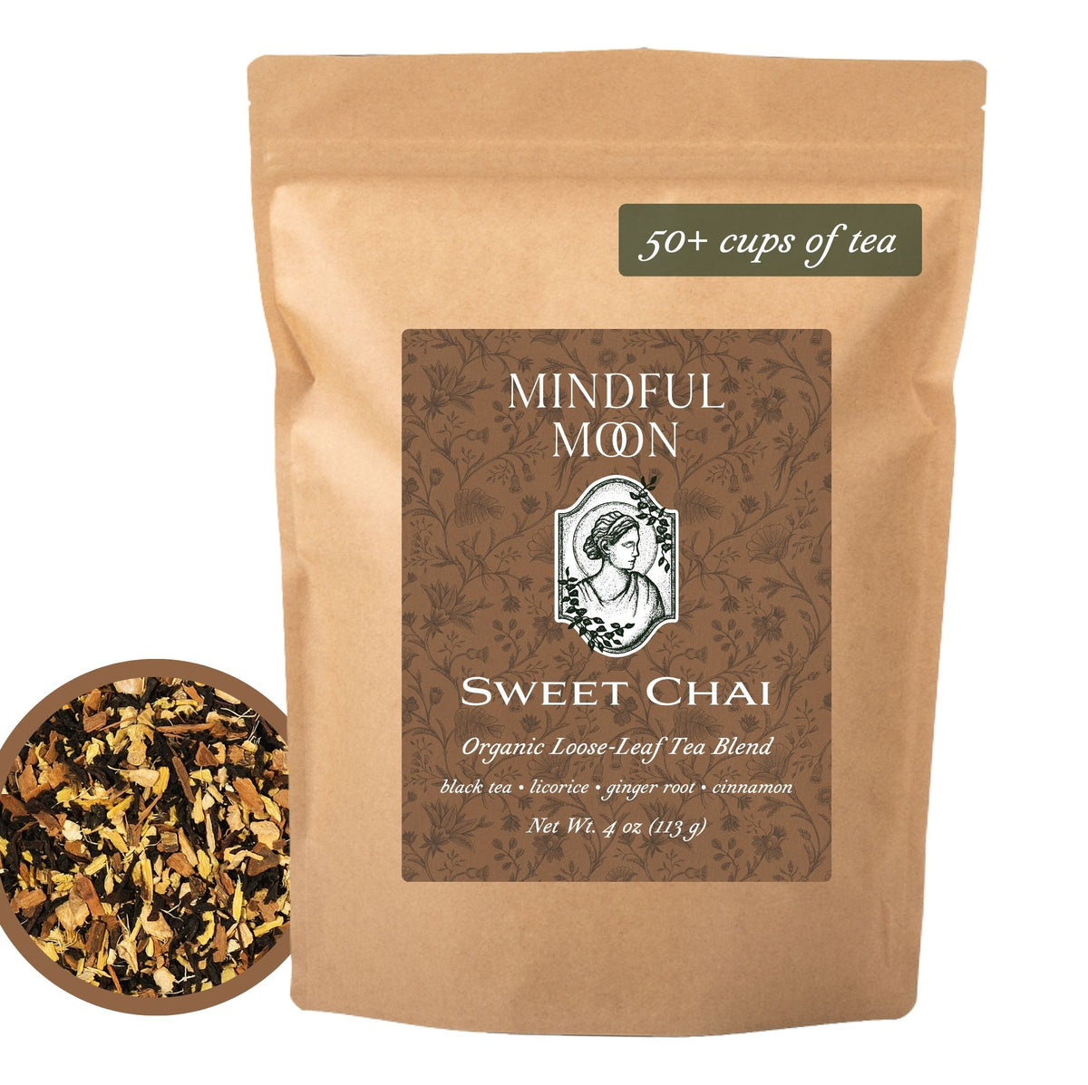 Sweet Chai 4 oz pouch with loose-leaf tea