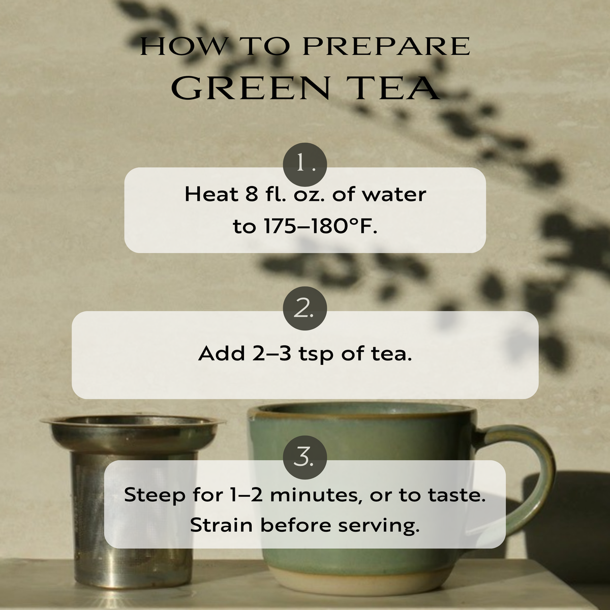 Lemon Green Tea tea preparation instructions