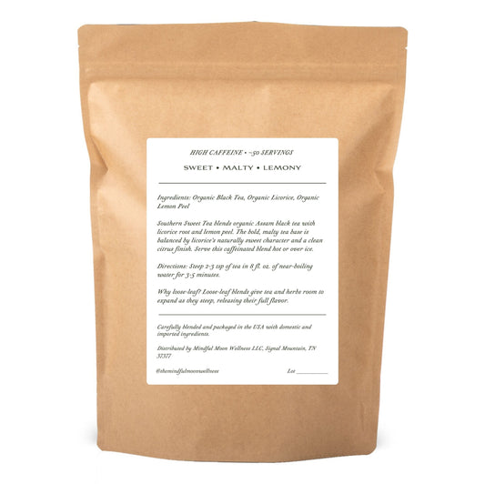 southern sweet tea 4oz pouch back